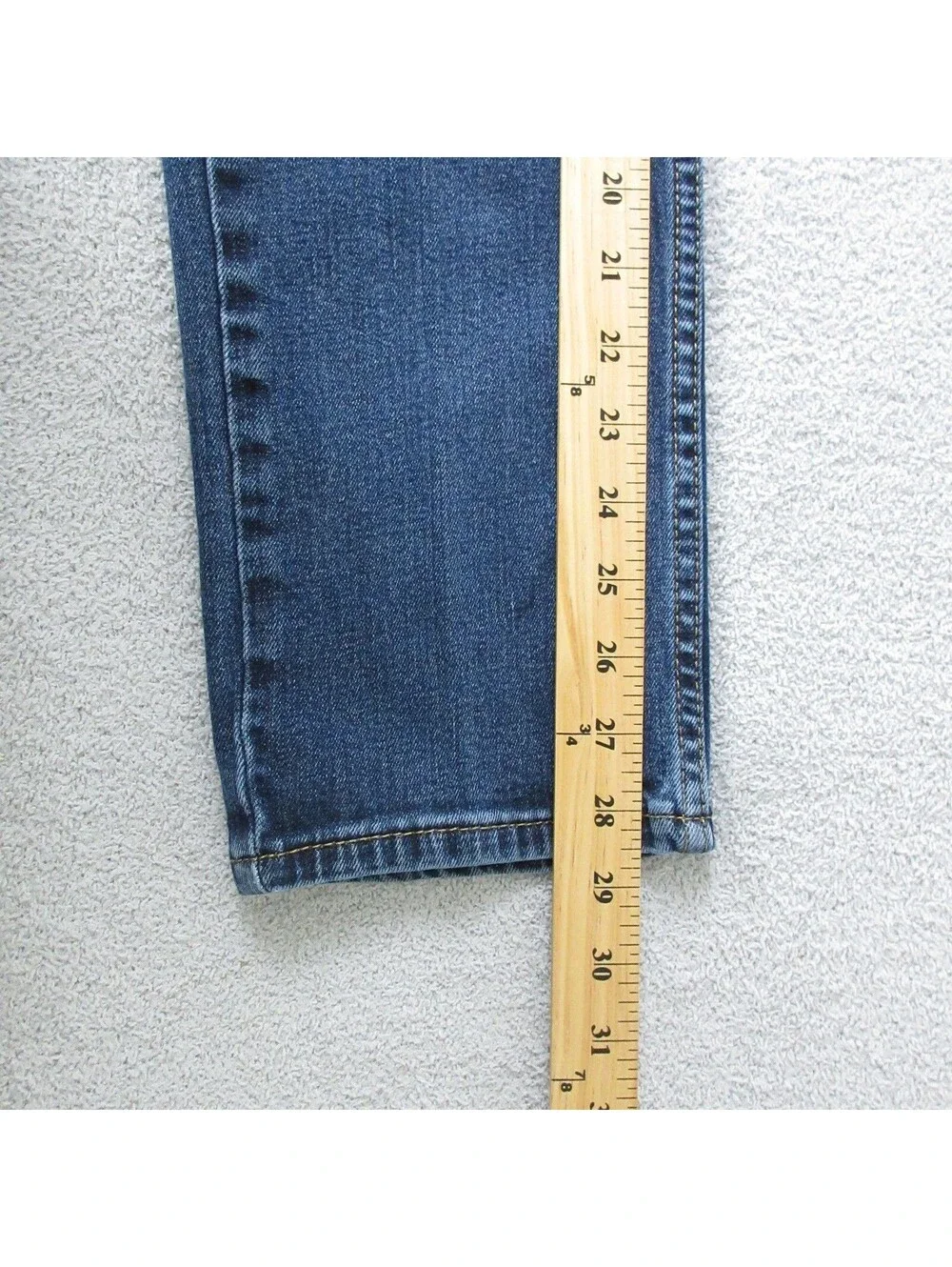 Levi's 511 Slim Fit Blue Denim Jeans Mens W32 L28.5 (Tag 32x30) Dark Wash